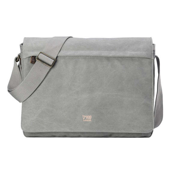 TROOP Laptop Large Messenger Bag Grey
