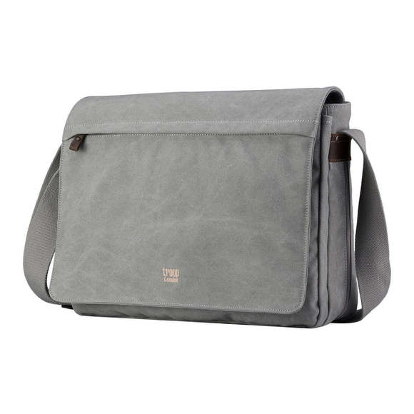 TROOP Laptop Large Messenger Bag Grey