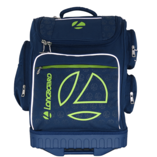 Longboard cruiser school trolley backpack 797 90 navy front